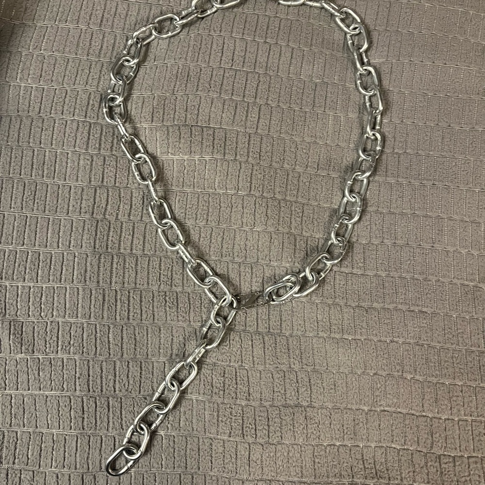 Steel chain link belt!